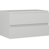 Mexen Orio Badezimmerschrank unter dem Waschbecken 80 cm, 2 Schubladen, grau matt - 91A10-08047-2-BFF62