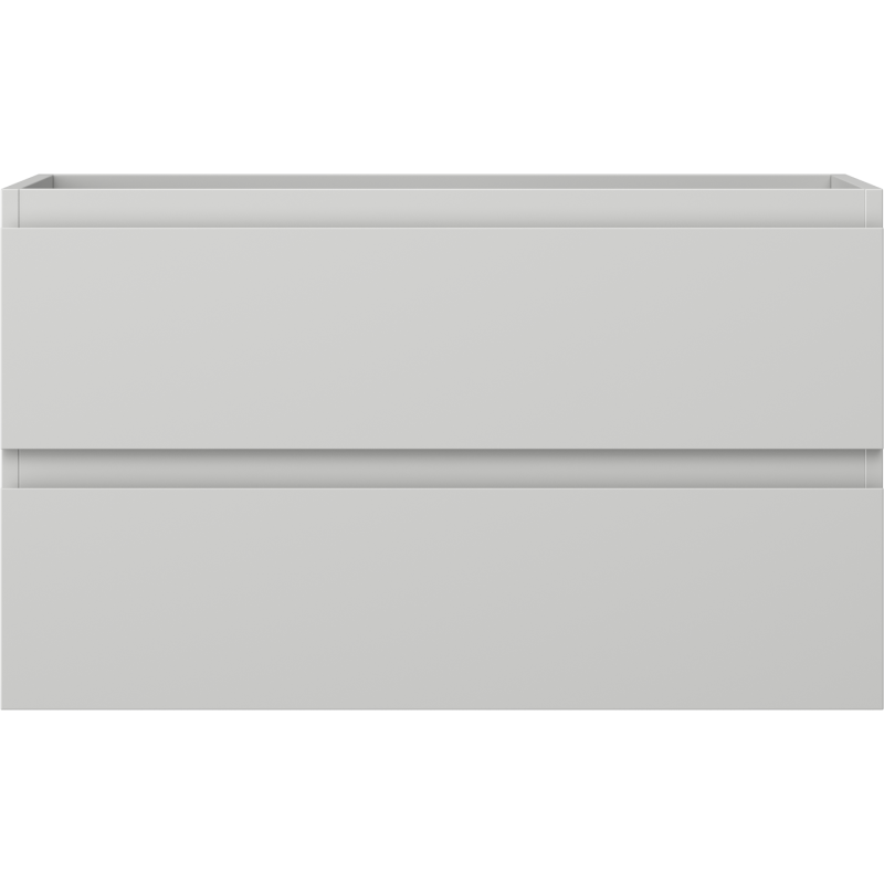 Mexen Orio bathroom cabinet under sink 80 cm, 2 drawers, grey matte - 91A10-08047-2-BFF62