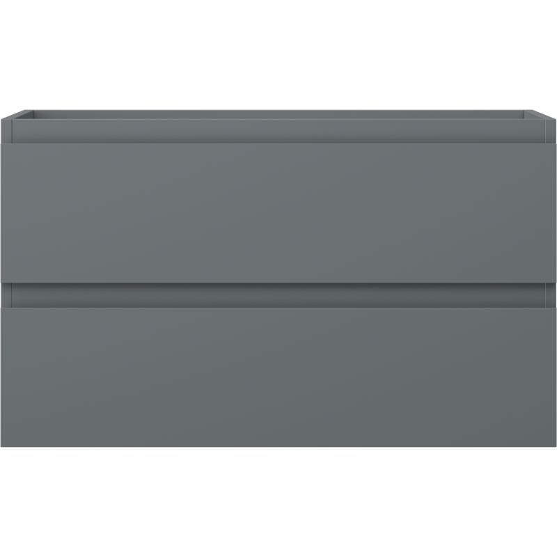 Mexen Orio 80 cm Bathroom Cabinet, 2 Drawers, Matte Graphite - 91A10-08047-2-BFF66