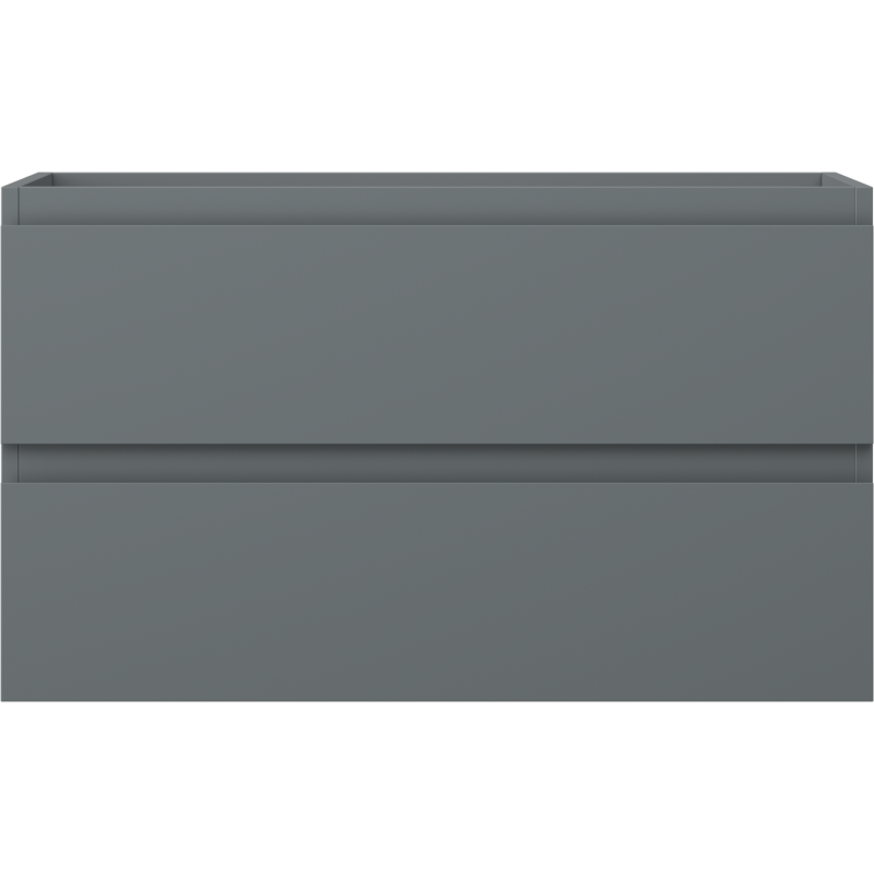 Mexen Orio badkamerkast onder de wastafel 80 cm, 2 laden, grafiet mat - 91A10-08047-2-BFF66