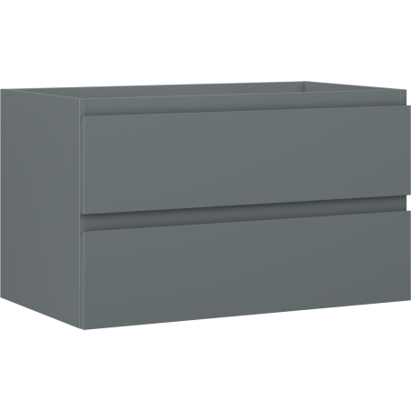 Mexen Orio armoire de salle de bains sous-vasque 80 cm, 2 tiroirs, graphite mat - 91A10-08047-2-BFF66