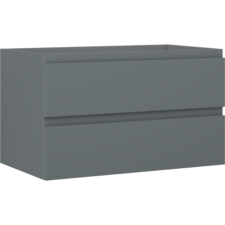 Mexen Orio mueble de baño para lavabo 80 cm, 2 cajones, grafito mate - 91A10-08047-2-BFF66