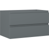 Mexen Orio szafka łazienkowa podumywalkowa 80 cm, 2 szuflady, grafit mat - 91A10-08047-2-BFF66