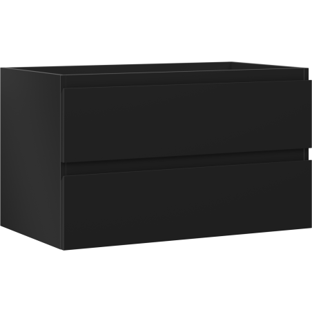 Mexen Orio mobile bagno sotto lavabo 80 cm, 2 cassetti, nero opaco - 91A10-08047-2-BFF71