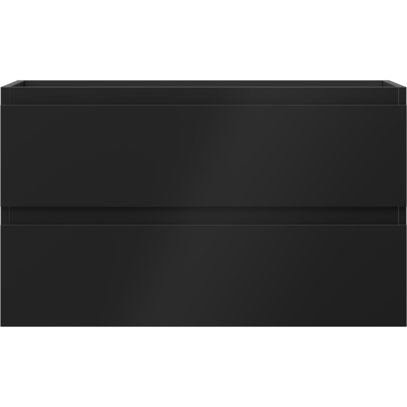 Mexen Orio armário de casa de banho de 80 cm, 2 gavetas, preto mate - 91A10-08047-2-BFF71