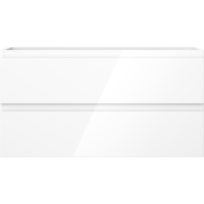 Mexen Orio meuble de salle de bain sous lavabo 90 cm, 2 tiroirs, blanc brillant - 91A10-09047-2-BFF00