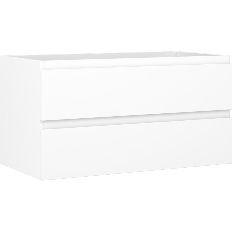 Mexen Orio Badezimmerschrank 90 cm, 2 Schubladen, weiß matt - 91A10-09047-2-BFF01