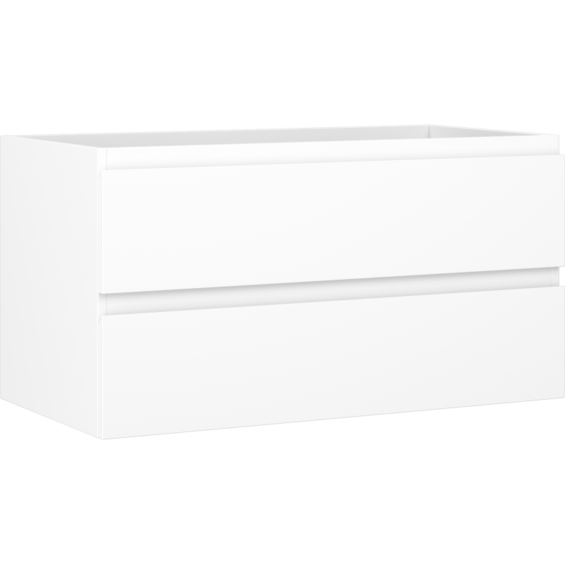 Mexen Orio Badezimmerschrank unter Waschbecken 90 cm, 2 Schubladen, weiß matt - 91A10-09047-2-BFF01