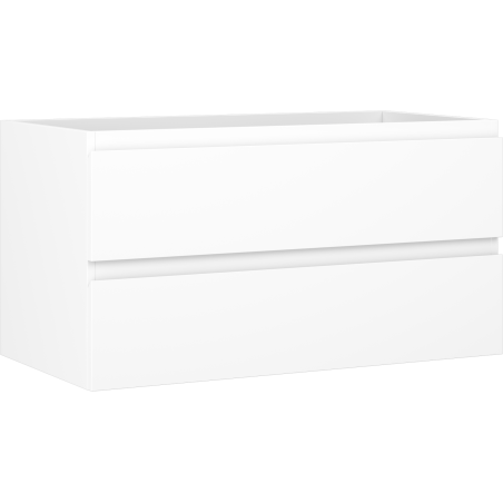 Mexen Orio Badezimmerschrank unter Waschbecken 90 cm, 2 Schubladen, weiß matt - 91A10-09047-2-BFF01