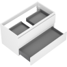 Mexen Orio armoire de salle de bain sous-vasque 90 cm, 2 tiroirs, blanc mat - 91A10-09047-2-BFF01