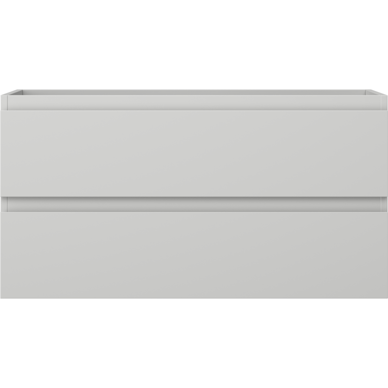 Mexen Orio gabinete de baño para lavabo de 90 cm, 2 cajones, gris mate - 91A10-09047-2-BFF62