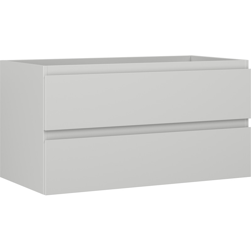 Mexen Orio vannitoa kapisüsteem 90 cm, 2 sahtlit, hall matt - 91A10-09047-2-BFF62