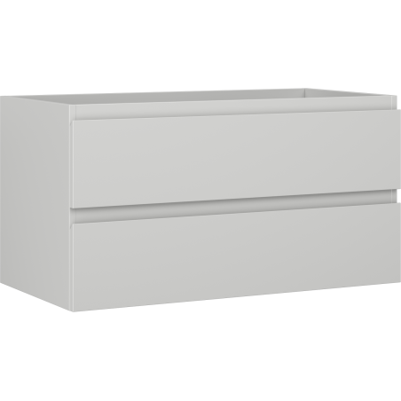 Mexen Orio szafka łazienkowa podumywalkowa 90 cm, 2 szuflady, szara mat - 91A10-09047-2-BFF62