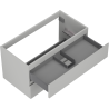 Mexen Orio Badezimmer-Unterschrank 90 cm, 2 Schubladen, grau matt - 91A10-09047-2-BFF62
