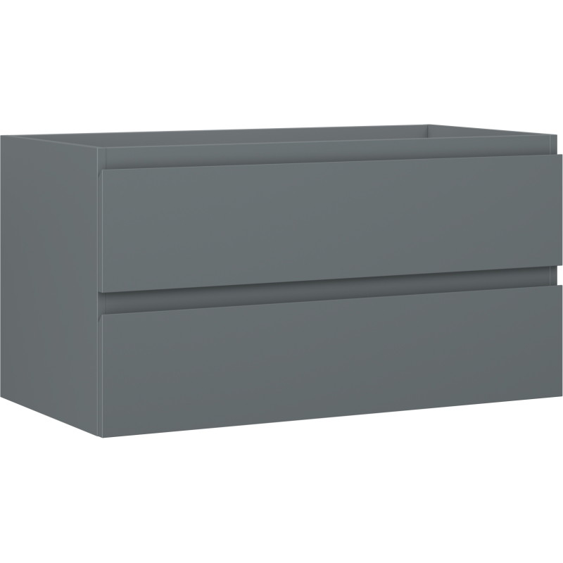 Mexen Orio 90 cm valamu aluskapp, 2 sahtlit, matt grafiit - 91A10-09047-2-BFF66