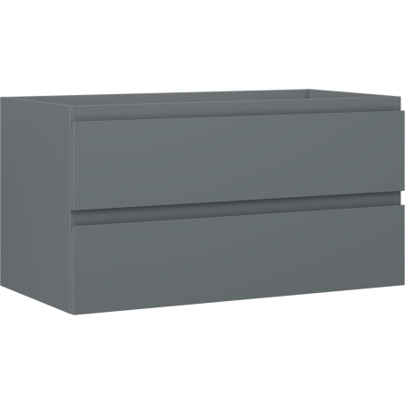Mexen Orio armoire de salle de bain sous-lavabo 90 cm, 2 tiroirs, graphite mat - 91A10-09047-2-BFF66
