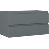 Mexen Orio armoire de salle de bain sous-lavabo 90 cm, 2 tiroirs, graphite mat - 91A10-09047-2-BFF66