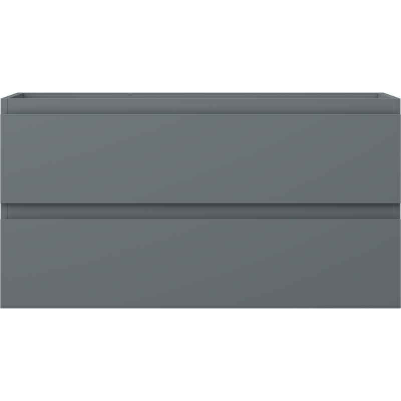 Mexen Orio gabinete de baño bajo lavabo 90 cm, 2 cajones, grafito mate - 91A10-09047-2-BFF66