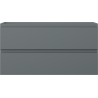 Mexen Orio armoire de salle de bain sous-lavabo 90 cm, 2 tiroirs, graphite mat - 91A10-09047-2-BFF66