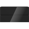 Mexen Orio Badezimmerschrank unter dem Waschbecken 90 cm, 2 Schubladen, schwarz glanz - 91A10-09047-2-BFF70