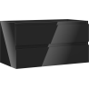 Mexen Orio Badezimmerschrank unter dem Waschbecken 90 cm, 2 Schubladen, schwarz glanz - 91A10-09047-2-BFF70