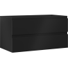 Mexen Orio Badezimmerschrank 90 cm, 2 Schubladen, schwarz matt - 91A10-09047-2-BFF71