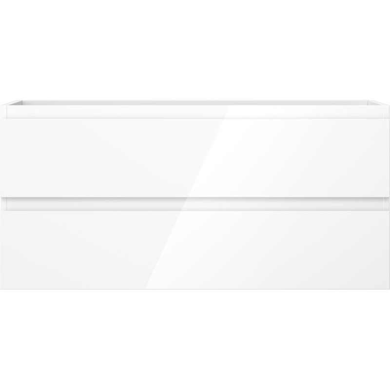 Mexen Orio mobile da bagno sottolavabo 100 cm, 2 cassetti, bianco lucido - 91A10-10047-2-BFF00