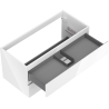 Mexen Orio meuble de salle de bain sous-lavabo 100 cm, 2 tiroirs, blanc brillant - 91A10-10047-2-BFF00