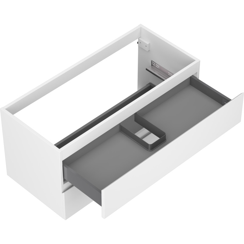 Mexen Orio vannitoakapp valamu alla 100 cm, 2 sahtlit, valge matt - 91A10-10047-2-BFF01