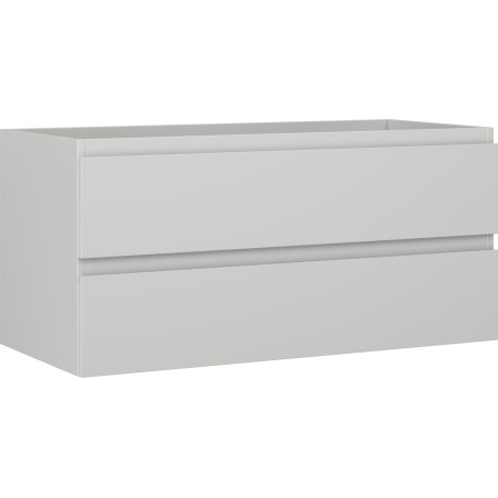 Mexen Orio Badezimmerschrank unter Waschbecken 100 cm, 2 Schubladen, grau matt - 91A10-10047-2-BFF62