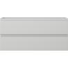Mexen Orio vannitoakapp valamu all 100 cm, 2 sahtlit, hall matt - 91A10-10047-2-BFF62