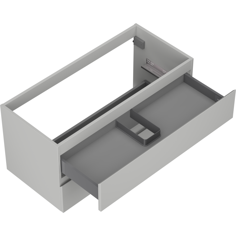 Mexen Orio mobile bagno sottolavabo 100 cm, 2 cassetti, grigio opaco - 91A10-10047-2-BFF62