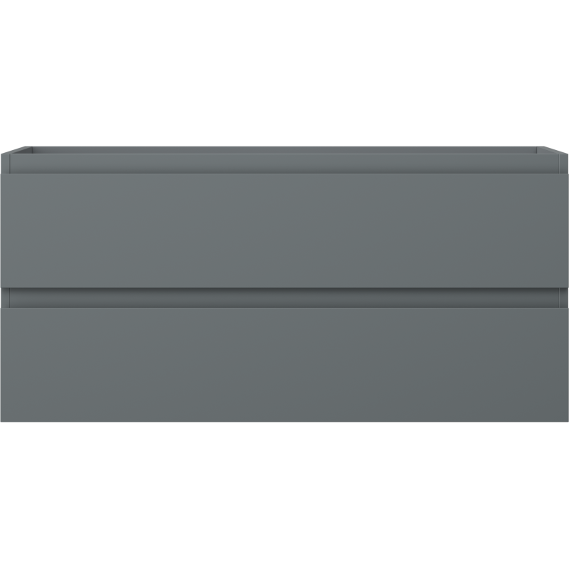 Mexen Orio meuble de salle de bain pour lavabo 100 cm, 2 tiroirs, graphite mat - 91A10-10047-2-BFF66