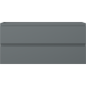 Mexen Orio Badezimmerunterschrank 100 cm, 2 Schubladen, grafit matt - 91A10-10047-2-BFF66