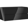 Mexen Orio mobile bagno sottolavabo 100 cm, 2 cassetti, nero lucido - 91A10-10047-2-BFF70