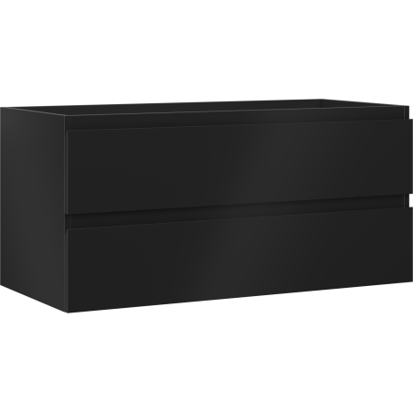 Mexen Orio meuble de salle de bain sous-lavabo 100 cm, 2 tiroirs, noir mat - 91A10-10047-2-BFF71