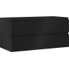 Mexen Orio meuble de salle de bain sous-lavabo 100 cm, 2 tiroirs, noir mat - 91A10-10047-2-BFF71