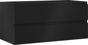 Mexen Orio mobiletto da bagno sottolavabo 100 cm, 2 cassetti, nero opaco - 91A10-10047-2-BFF71