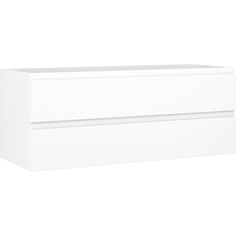Mexen Orio bathroom cabinet under washbasin 120 cm, 2 drawers, white matte - 91A10-12047-2-BFF01