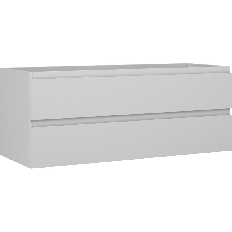 Mexen Orio vannitoakapp valamu alla, 120 cm, 2 sahtlit, hall matt - 91A10-12047-2-BFF62