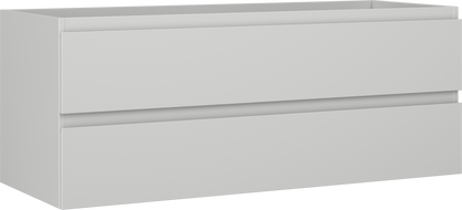 Mexen Orio 120 cm vannas istabas izlietnes skapis, 2 atvilktnes, pelēks mats - 91A10-12047-2-BFF62