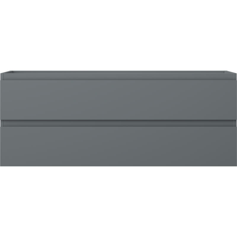 Mexen Orio Badezimmerwaschtischschrank 120 cm, 2 Schubladen, Graphit matt - 91A10-12047-2-BFF66