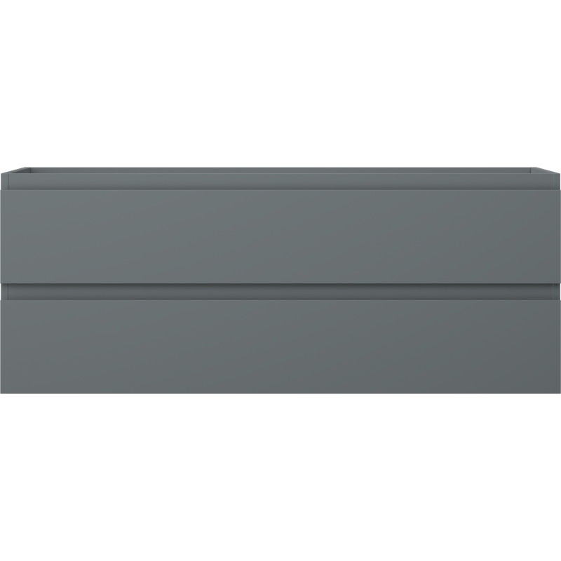 Mexen Orio vannitoakapp valamu all 120 cm, 2 sahtlit, matt grafiit - 91A10-12047-2-BFF66