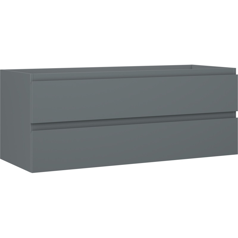 Mexen Orio vannitoakapp valamu all 120 cm, 2 sahtlit, matt grafiit - 91A10-12047-2-BFF66