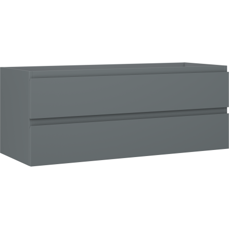 Mexen Orio szafka łazienkowa podumywalkowa 120 cm, 2 szuflady, grafit mat - 91A10-12047-2-BFF66