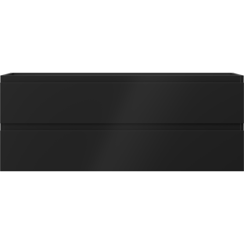 Mexen Orio meuble de salle de bains sous-vasque 120 cm, 2 tiroirs, noir mat - 91A10-12047-2-BFF71