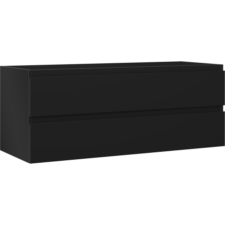 Mexen Orio mobile da bagno sotto-lavabo 120 cm, 2 cassetti, nero opaco - 91A10-12047-2-BFF71