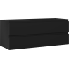 Mexen Orio WC kapp 120 cm, 2 sahtlit, must matt - 91A10-12047-2-BFF71