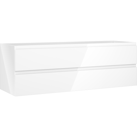 Mexen Orio meuble de salle de bain sous lavabo 140 cm, 2 tiroirs, blanc brillant - 91A10-14047-2-BFF00