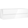 Mexen Orio vannitoa kapp valamu alla 140 cm, 2 sahtlit, valge läige - 91A10-14047-2-BFF00